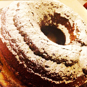 Ciambella al cioccolato gianduia